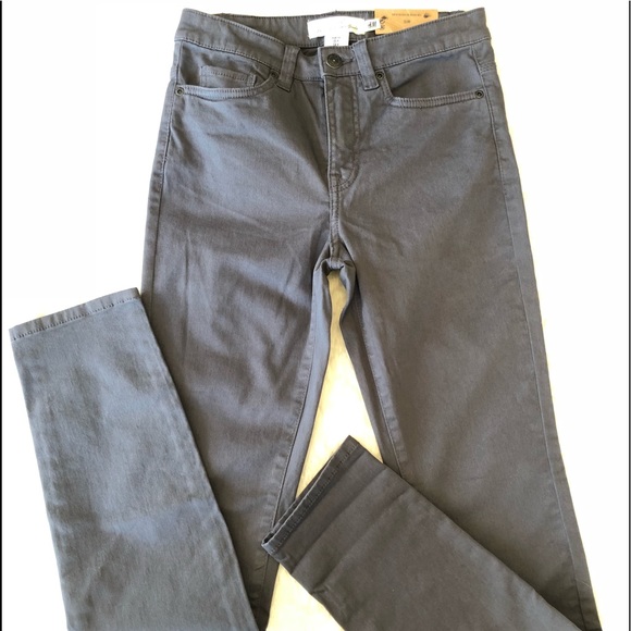 H&M Women’s Skinny Jeans — Size 26 / 4 — NWT — Dark Gray - Picture 2 of 8